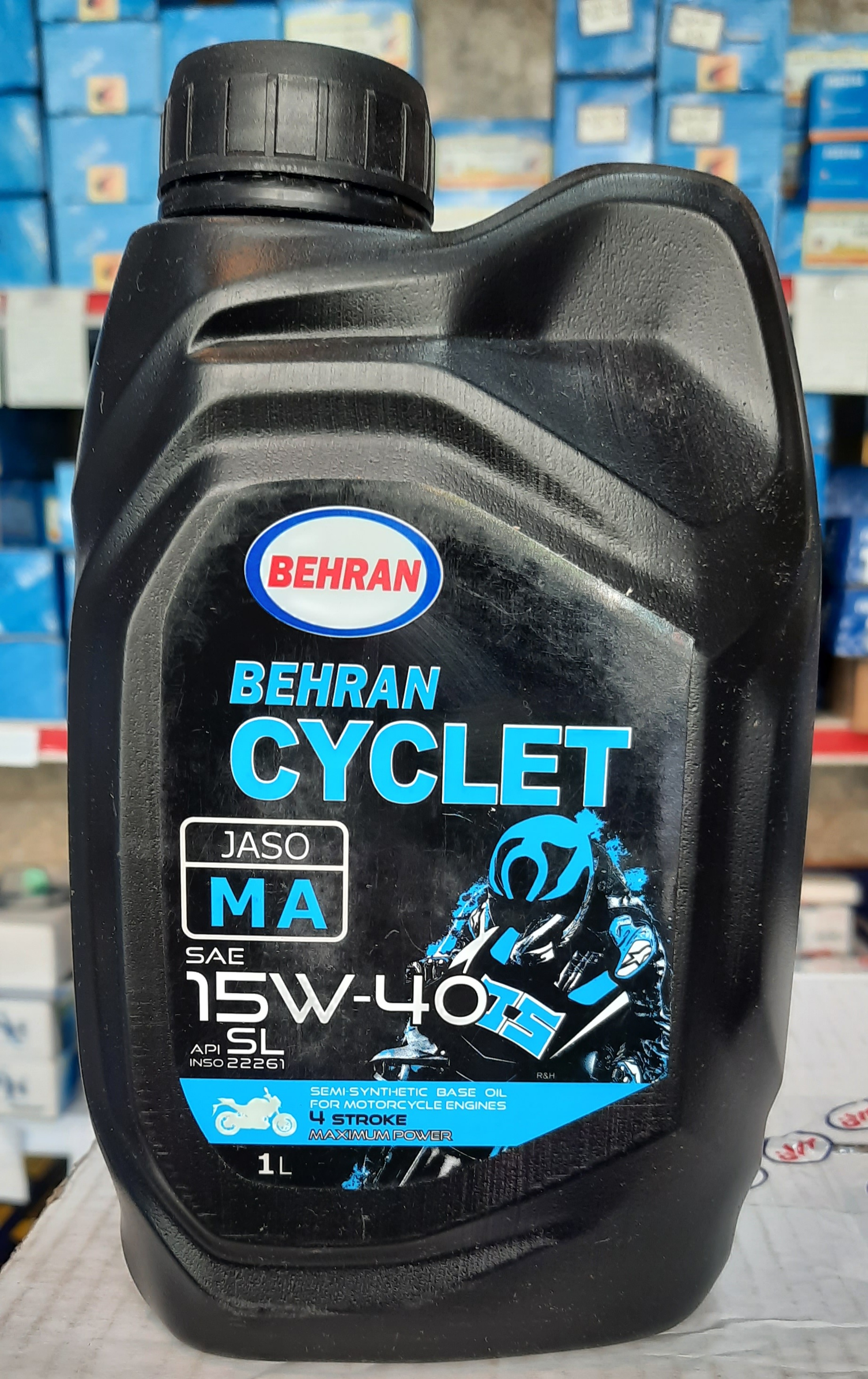 روغن موتورسیکلت بهران 15w40 sl